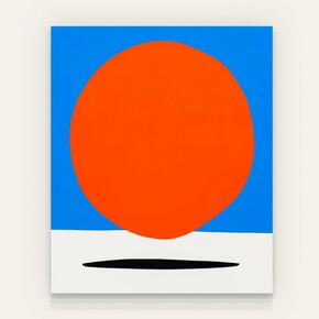 Paul Kremer,
Drop 45, 2024,
Acrylic on canvas,
60 x 50 inches. Courtesy of the artist and Berggruen Gallery
