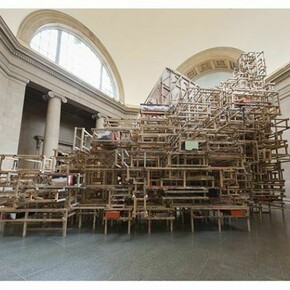 Phyllida Barlow, dock 2014, Installation views: Tate Britain 2014, J Fernandes, Tate Photography