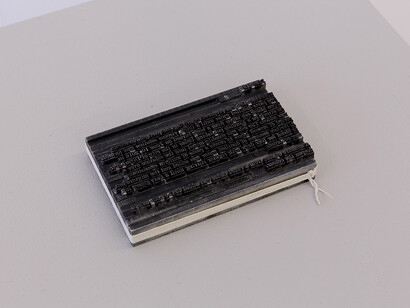 Fatma Bucak, Black Ink, 2016-ongoing, movable type