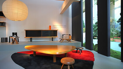 Charlotte Perriand: table and chairs, Grand Palais, 2008, France
