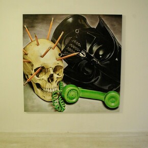 Victor Rodriguez, New Mexican Psychorealism, Exhibition view. Courtesy of Galerie Benjamin Eck