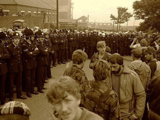 Huelga minera en Reino Unido (1984)