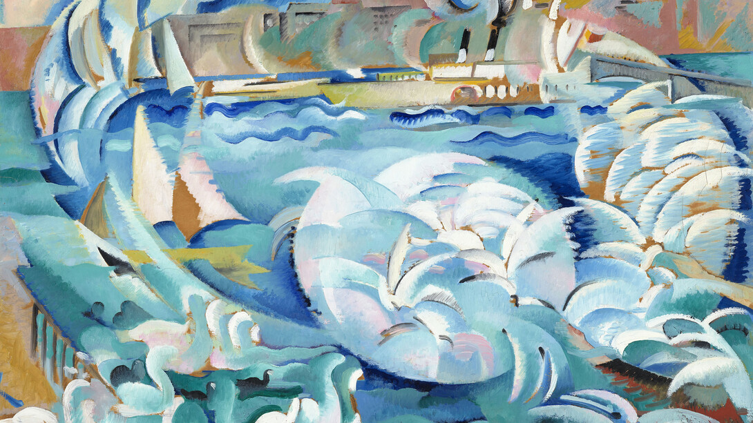 Alice Bailly, Rade de Genève ou Vol de mouettes, 1915. Mit freundlicher genehmigung des Kunsthauses Zürich