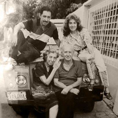 Don Paco, doña Isabel, Paquito y Conchita
