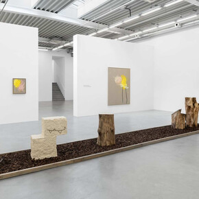 Jenny Brosinski, In my cloud (no birds), exhibition view. Courtesy of Almine Rech Gallery