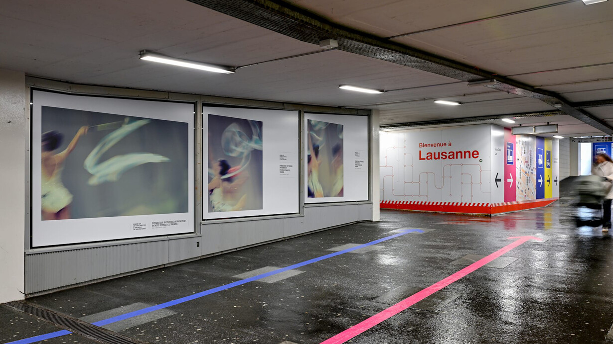 A look back at the Paris 2024 Games, exhibition view. Courtesy of The Olympic Museum