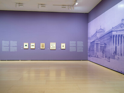 Obras maestras sobre papel de Budapest, vista de exhibición. Cortesía de Guggenheim Bilbao 