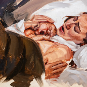 Laura Haberer, She didn’t know that nature could be placed upon her chest. Courtesy of Jackson Junge Gallery