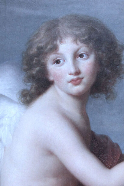 Príncipe Heinrich Lubomirski como «Genio de la Fama» (E.Vigee-Lebrun)