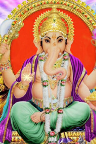 Una rappresentazione di Ganesha