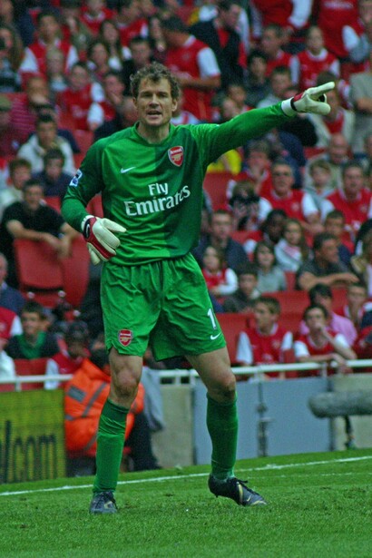 Jens Lehmann en jouant pour Arsenal, 6 mai 2007
