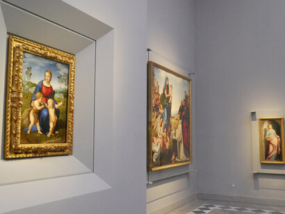 Inaugurata la nuova sala dedicata a Raffaello e Michelangelo. Courtesy of Gallerie degli Uffizi