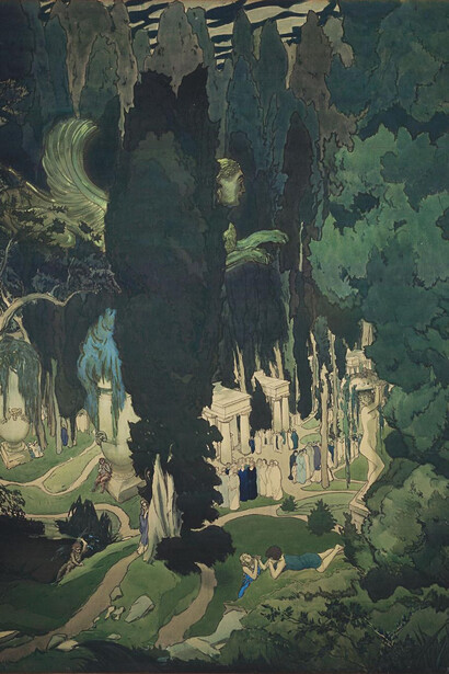 L.S. Bakst, Elysium, 1906. Courtesy of New Tretyakov Gallery