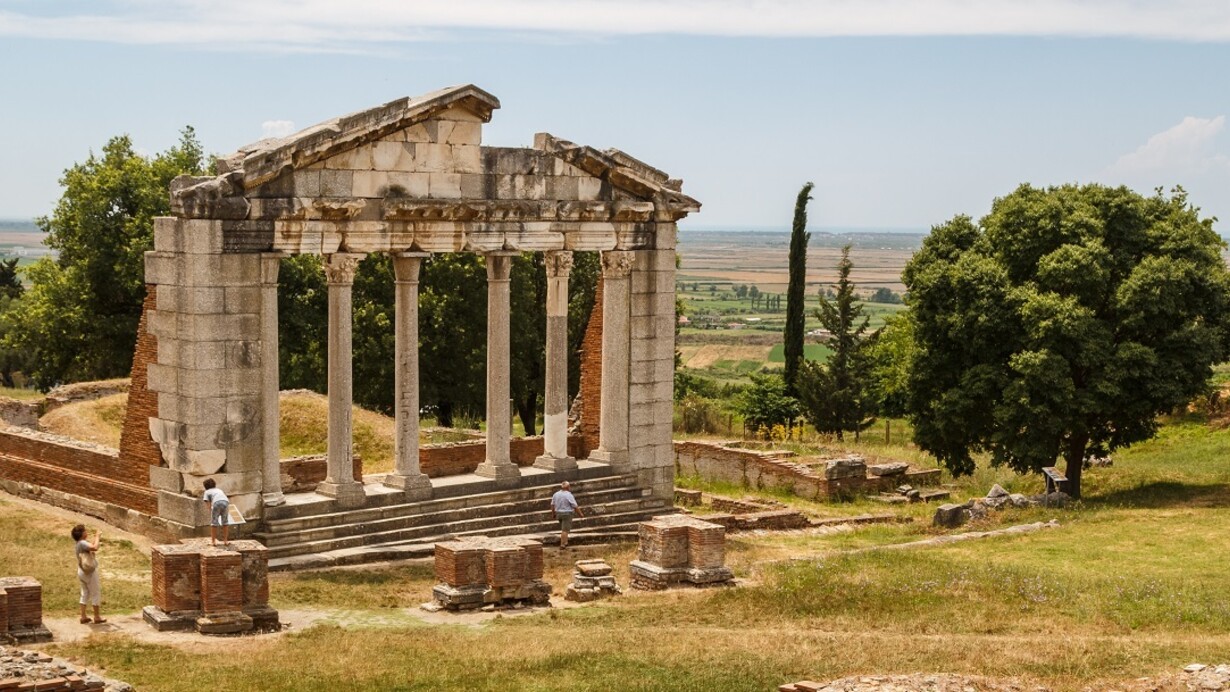 Ruins of the ancient Apollonia town, Albania