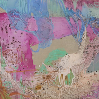 Montefantasma mixed media on cavans 160x250cm 2019