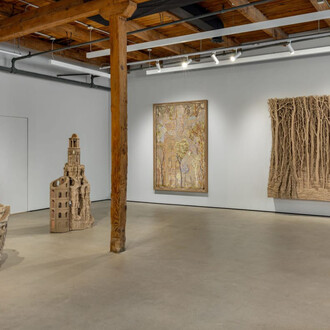 Eva Jospin, Vanishing points, exhibition view. Courtesy of Mariane Ibrahim