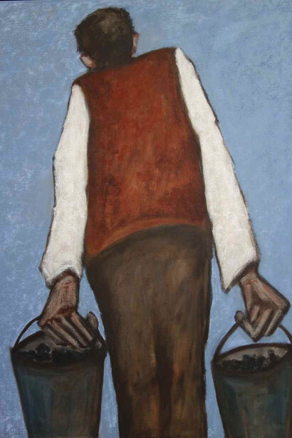 Mike Jones- Figure with Buckets - OC - 108x82