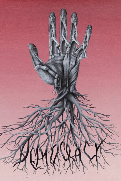 Christoph Knecht, Democracy III (detail), 2024. Courtesy of Gerhard Hofland
