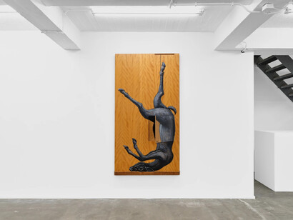Roa, Dum anima est spes est, exhibition view. Courtesy of Keteleer Gallery