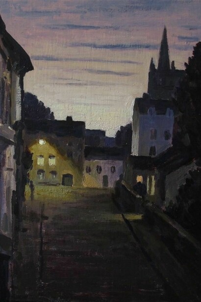 Marc Chalmé, Marc Chalmé, Le Couloir, 53" x 38"