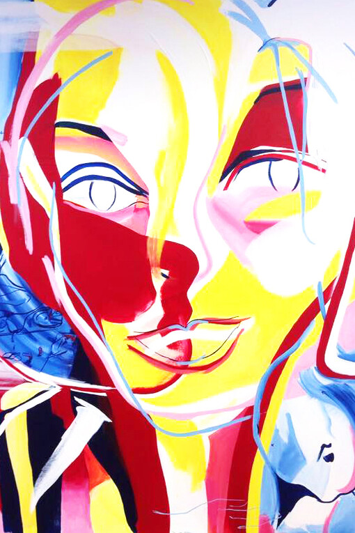 Daniela Raytchev, It's easy to know what makes you feel secure once you know what doesn't, 2015, Kirsty F. 165 x 135 cm 