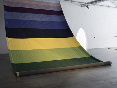 Ulla von Brandenburg, ‘Segel (Sail)’, 2009, Fabric and rope, Dimensions variable, Courtesy of the Artist and Pilar Corrias, London   