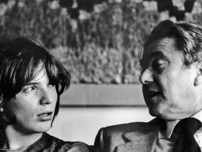 Roberto Matta con il figlio