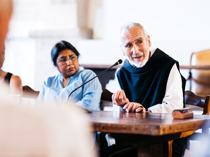Brother David Steindl-Rast talking about spirituality