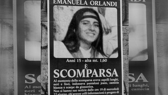 A poster highlighting the disappearance of Emanuela Orlandi