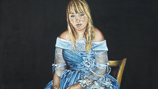 Natalka Husar, Commissar’s Daughter, 2007, Oil on rag board, 81 x 102 cm, Collection of McMaster Museum of Art, Gift of the artist
