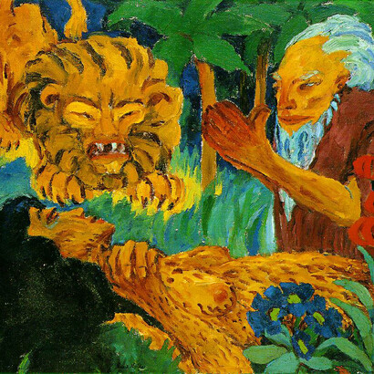 Emil Nolde, *Heilige Maria Aegyptiaca. Der Tod der Wüste*, 1912