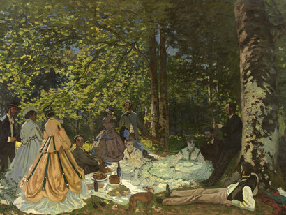 Claude Monet, Luncheon on the Grass, 1866, The Pushkin State Museum of Fine Arts, Moscow
© The Pushkin State Museum of Fine Arts, Moscow.