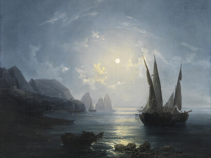 Salvatore Fergola, Notturno a Capri