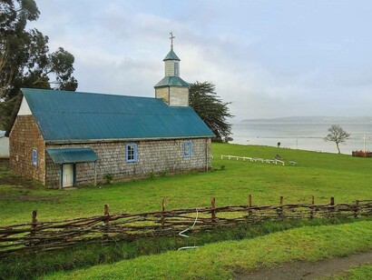 Chiesa a Trincao, Chiloe, Cile