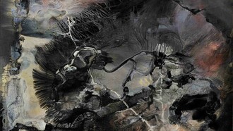 Paul Jenkins, Sphinx (also known ad Western Sphinx), 1958, oil and enamel on canvas, courtesy Galleria Open Art, Prato