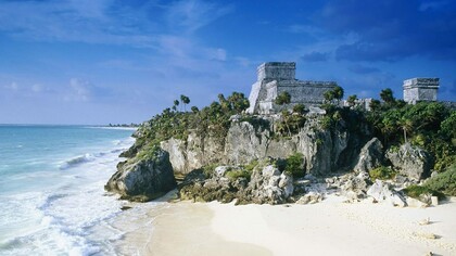 Playa de Tulúm, Quintana Roo, ruinas arqueológicas mayas