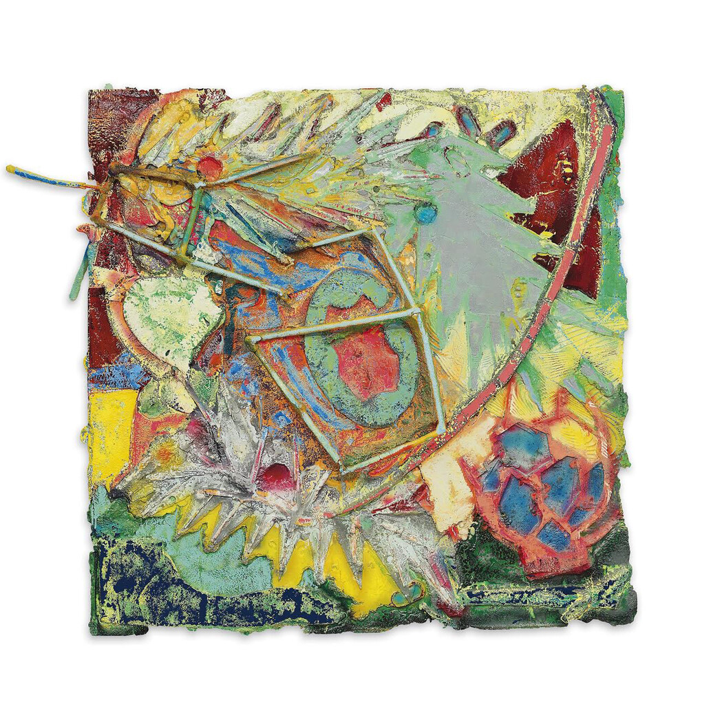Frank Stella, Mersin XVIII, 2001, Mixed Media, 71 by 83 by 9 in. © Courtesy of Omer Tiroche Gallery