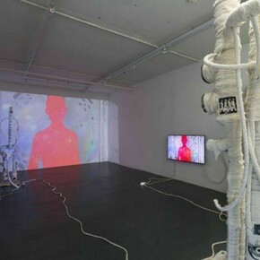 Installation view, Renaud Jerez, Greed