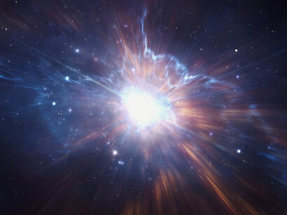 Representación de la inflación cósmica