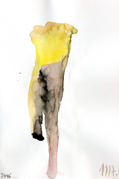 Dimitris Dimitriadis, Notebooks 1997, watercolor on paper © Dimitris Dimitriadis & Museum Alex Mylona-Macedonian Museum of Contemporary Art
