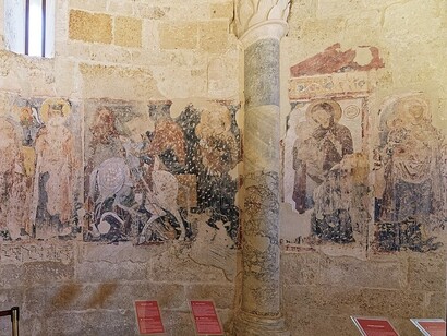 Chiesa di San Giovanni al Sepolcro, affresco interno, Brindisi, Italia