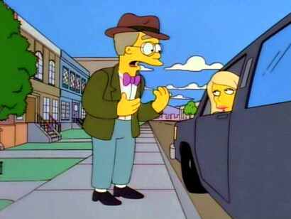 Smithers rechaza una oferta de trabajo para no abandonar al señor Burns