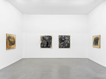 William Tucker, Charcoal Drawings
Installation view. Buchmann Galerie, 2017