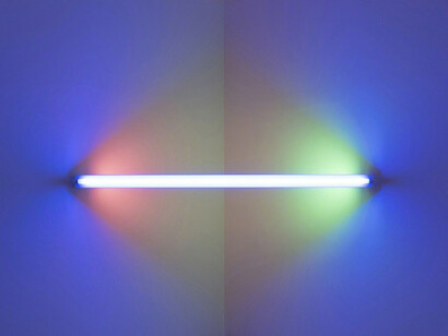 Dan Flavin. Courtesy of Mana Contemporary