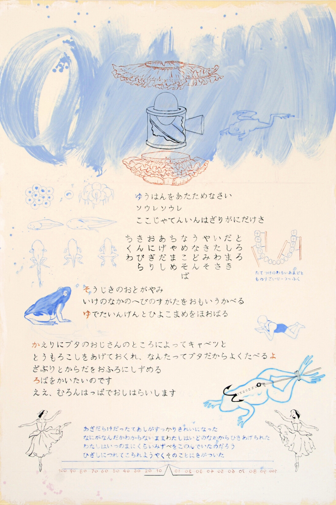 Keiji Ishida, Spring diary, 2015, oil on canvas © Keiji Ishida 