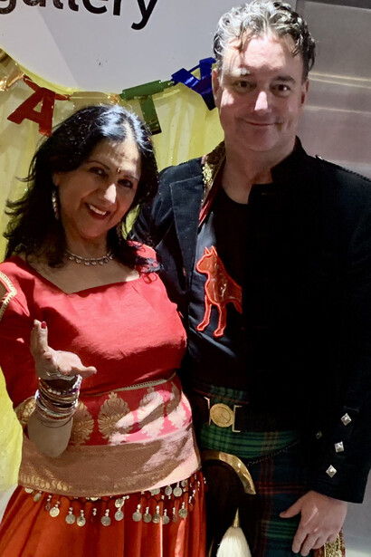 Meena and Scott perform a Ceilidh Dance