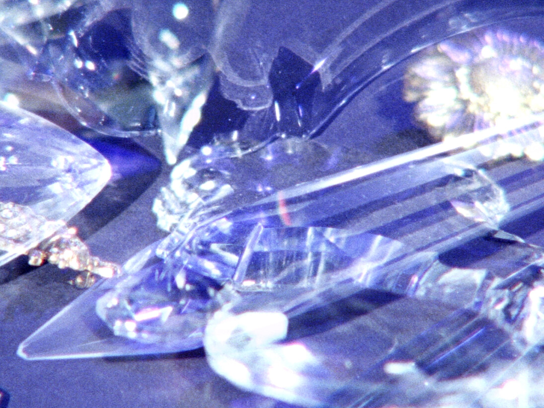 Isabelle Cornaro, Amplifications, 2014 (film still), 16mm film transferred to digital, 2 minutes 12 seconds, colour, mute. Courtesy the artist and
Galleries Balice Hertling, Francesca Pia, Hannah Hoffman