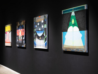 Kim Manfred, Bloom, exhibition view. Courtesy of Patricia Sweetow Gallery