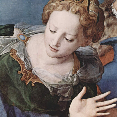 Bronzino, Déploration sur le Christ mort, détail 