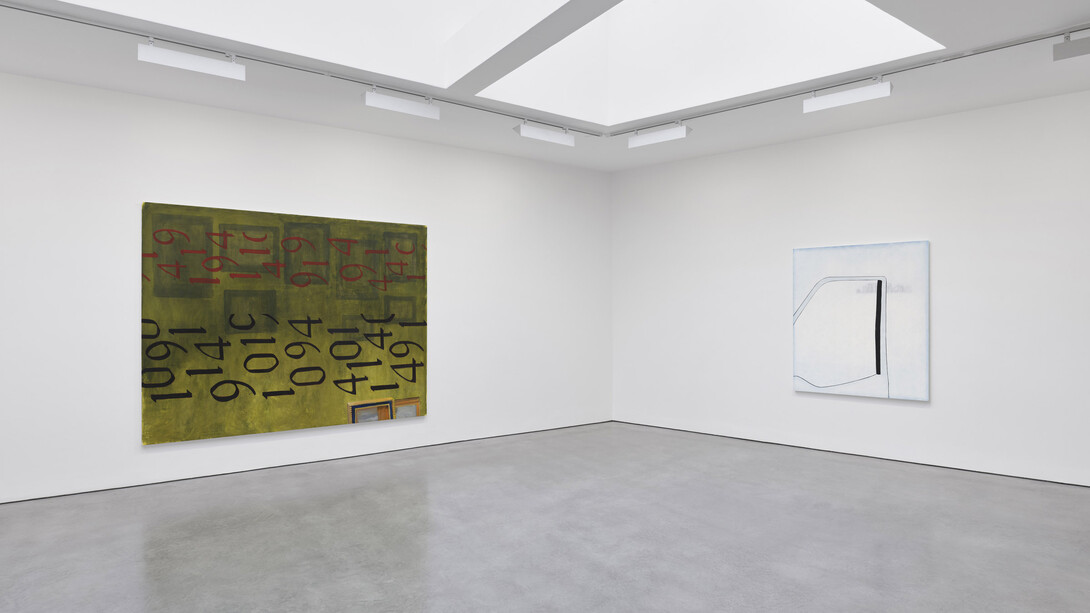 Dexter Dalwood, English painting, exhibition view. Courtesy of Lisson Gallery
